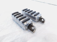 Harley Touring FXR Dyna Sportster & Softail Chrome & Rubber Footpegs Footrests - C3 Cycle