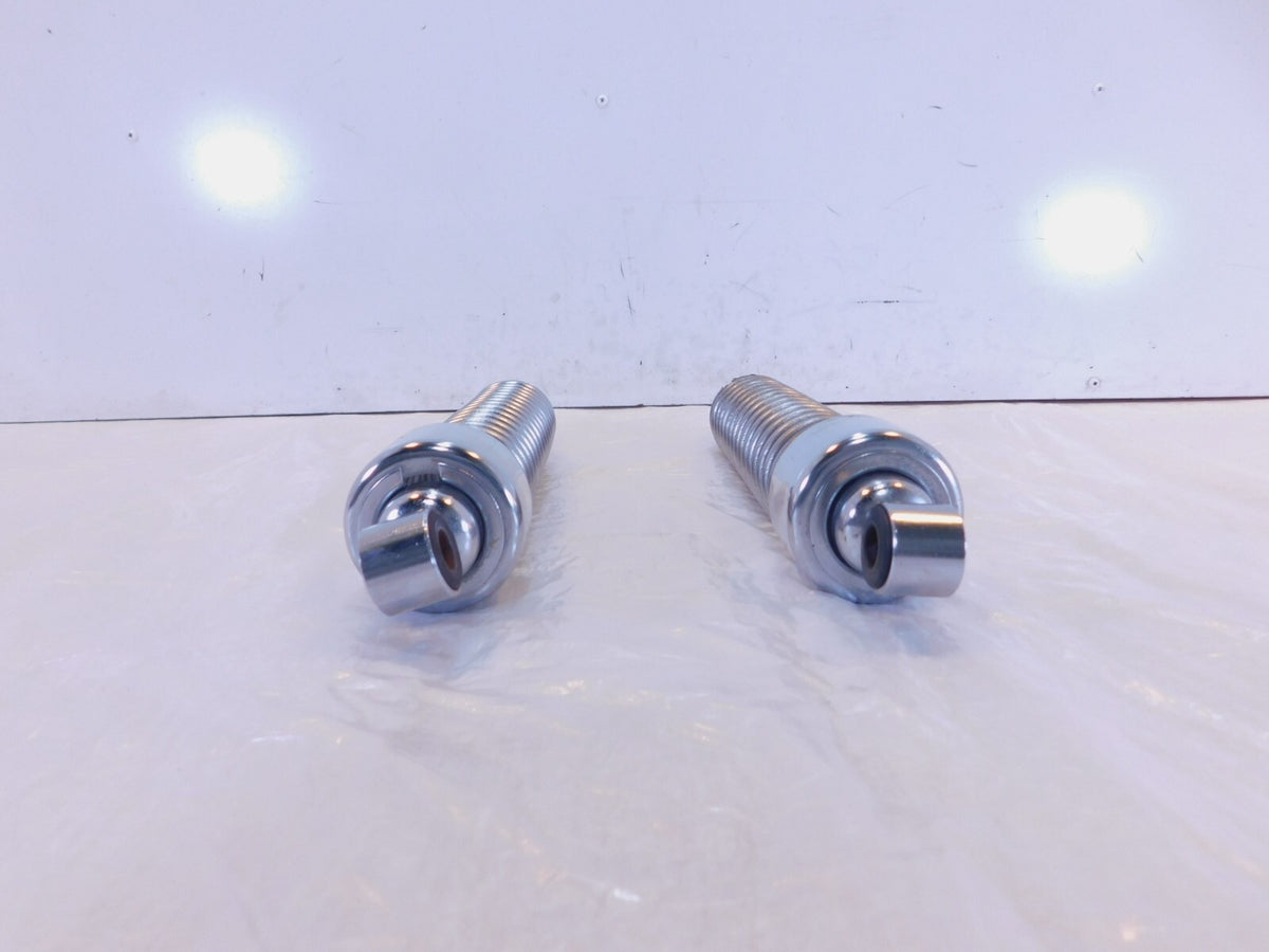 Harley Davidson Sportster 883 & 1200 Chrome Left & Right Rear Shock Absorbers - C3 Cycle