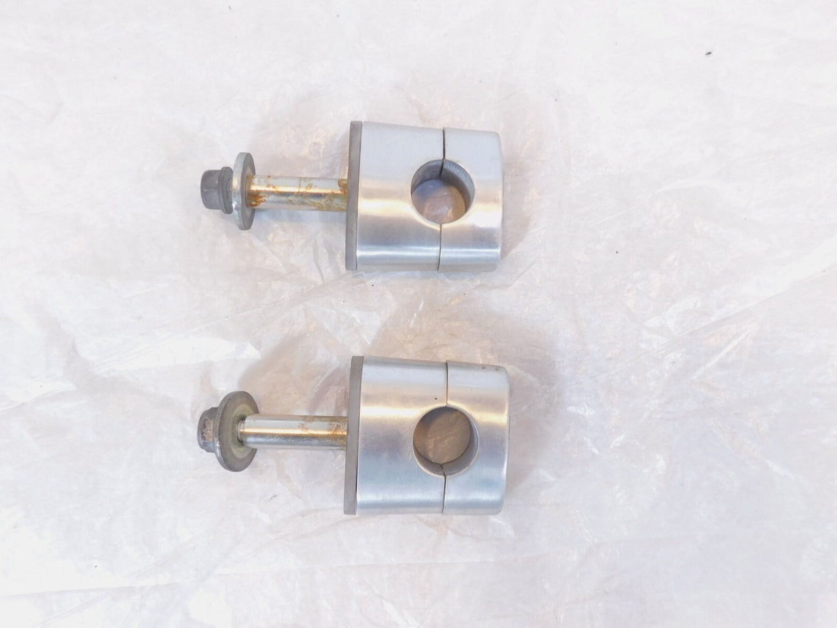 1994-1995 Honda CB1000 CB 1000 Silver Front Upper/Lower Holder Handlebar Risers - C3 Cycle