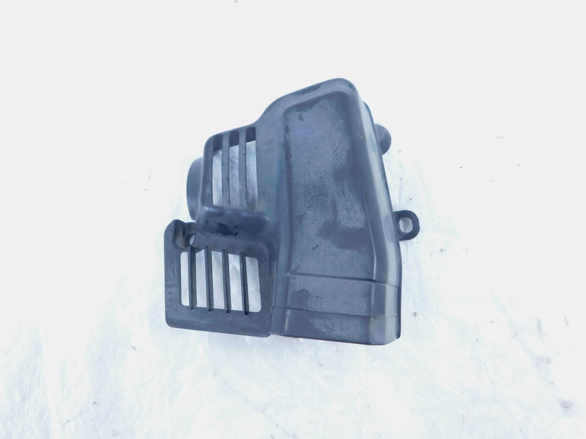 84-85 Honda VF500C Magna V30 500 Engine Cooling Radiator Thermostat Side Cover - C3 Cycle
