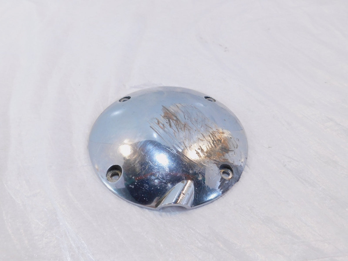Harley Davidson Sportster 883 1200 Polished Left Engine Motor Clutch Derby Cover - C3 Cycle