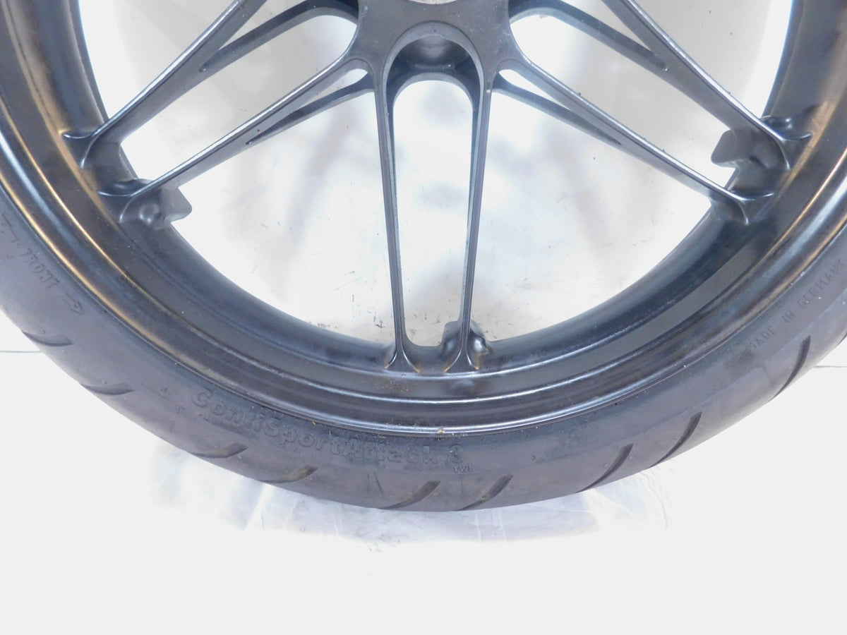 14-25 Erik Buell Racing EBR 1190SX 1190RX Hammerhead Front Wheel Rim & Tire Bent - C3 Cycle
