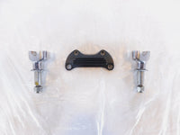Harley Davidson Sportster 883 & 1200 Chrome & Black Handlebar Bar Riser Brackets - C3 Cycle