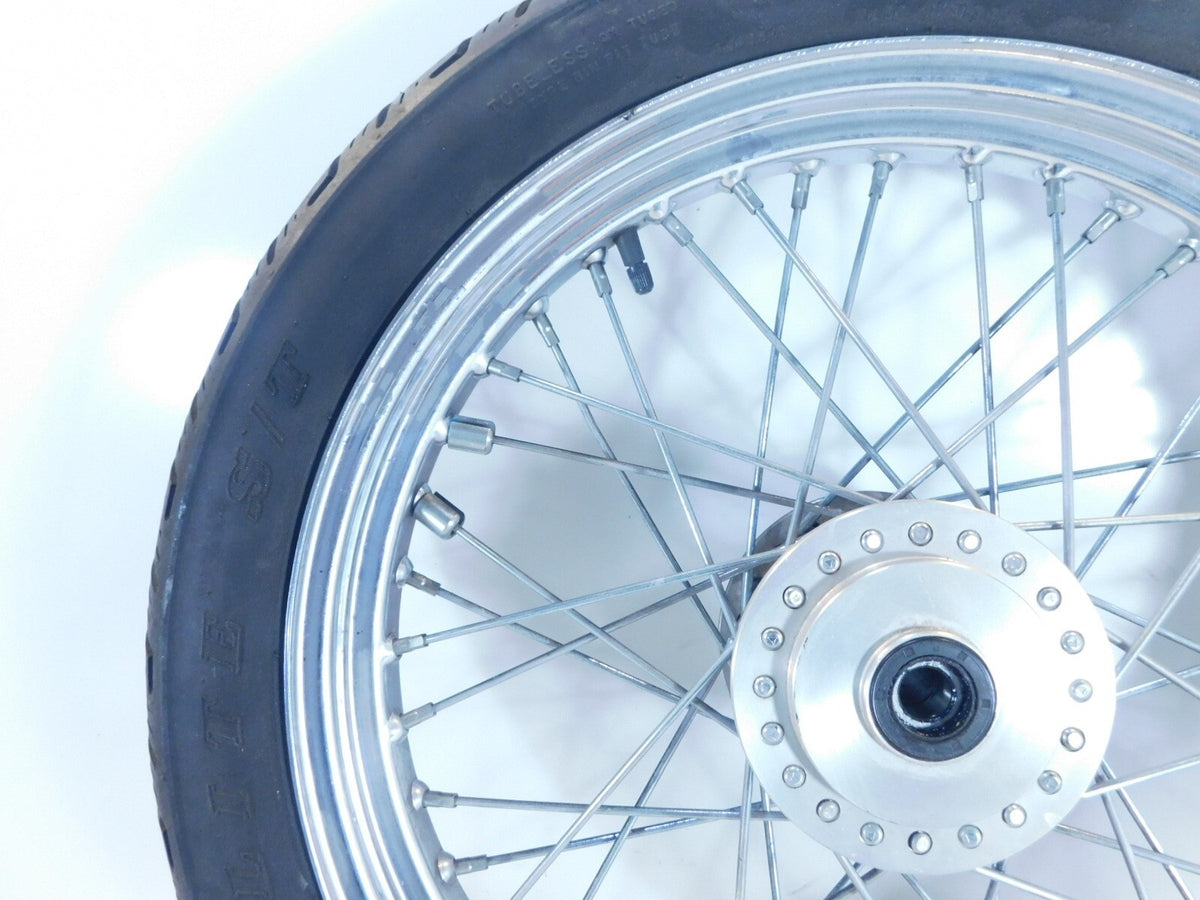 Harley Davidson XLH Sportster 883 1000 & 1200 Spoked Front Wheel Rim Rotor -19" - C3 Cycle