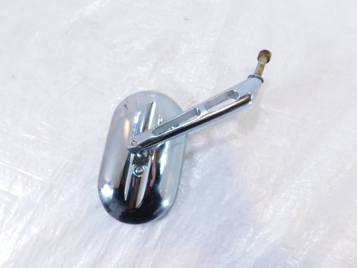 Harley Dyna Sportster Softail FXR & Sportster Front Left Chrome Rear View Mirror - C3 Cycle