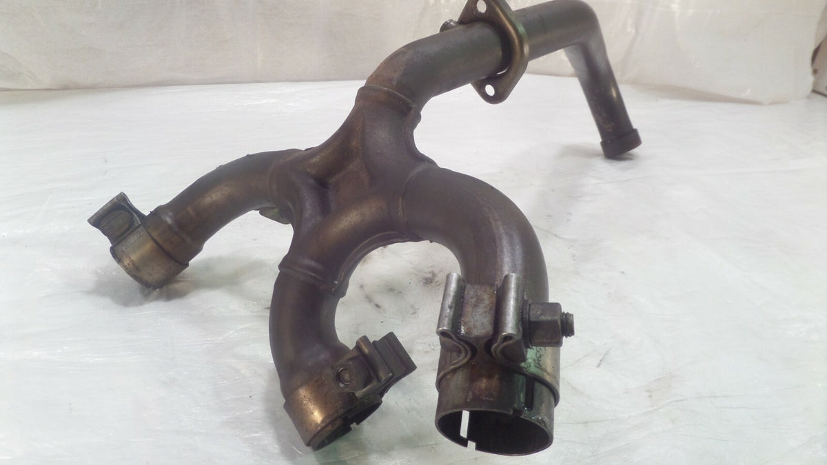 2002 02 Ducati Monster 900 I.E M900 Horizontal Exhaust Manifold Header Pipes - C3 Cycle