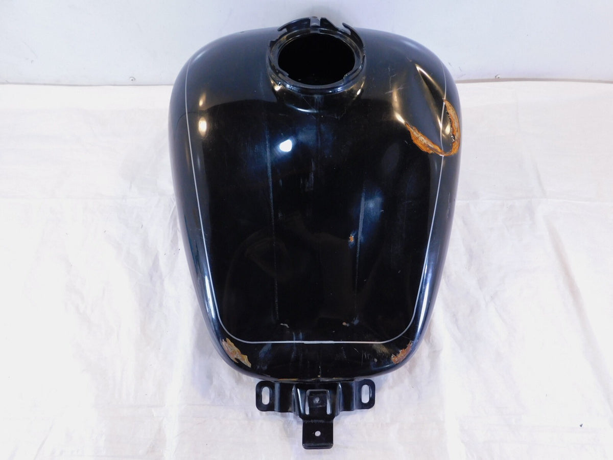 Harley Davidson Road Street & Electra Glide Black Fuel Gas Petrol Tank -Dented - C3 Cycle