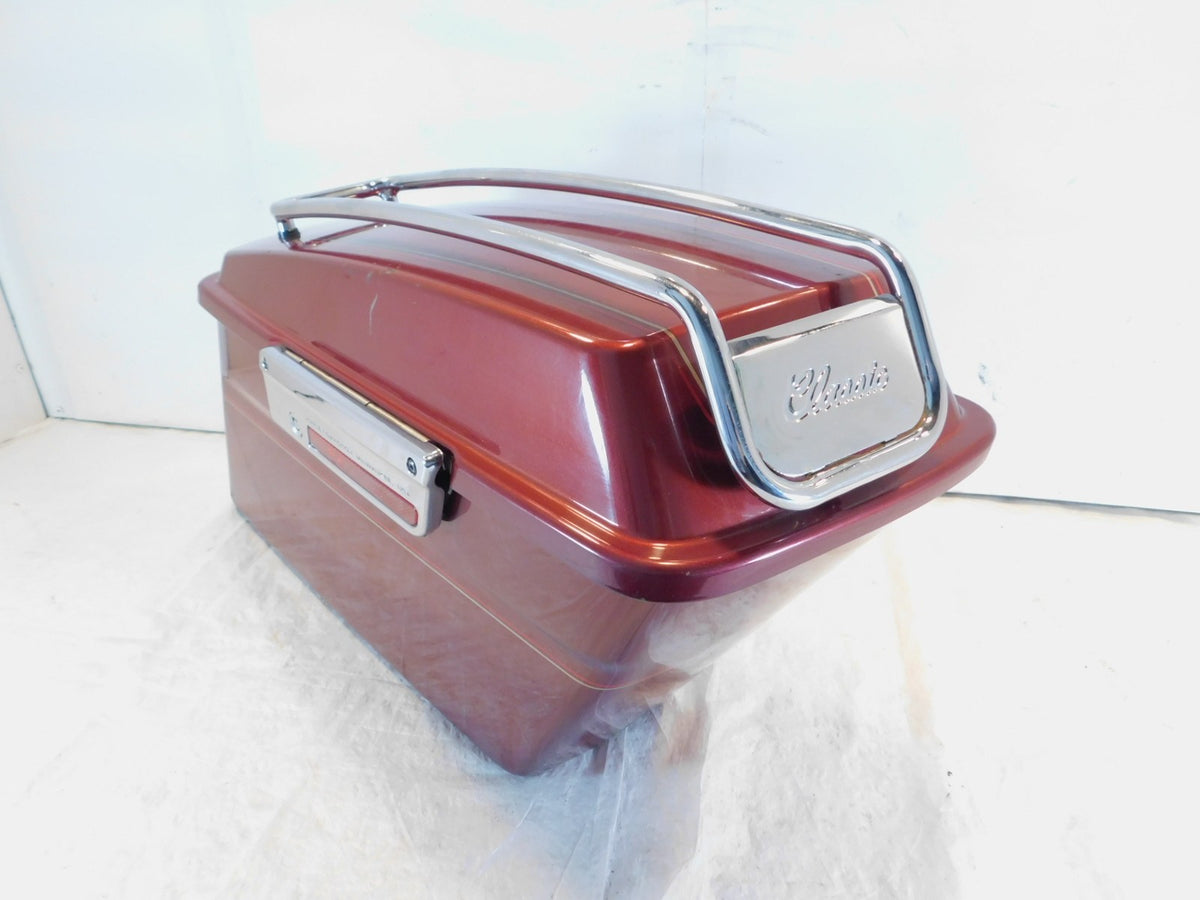 Harley Davidson Road King Street Electra Glide Red Right Luggage Bag Saddlebag - C3 Cycle