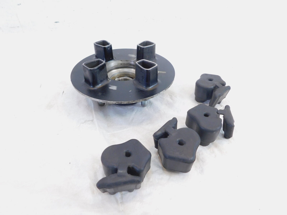 Honda CB650 Custom & Nighthawk 650 Black Rear Wheel Drive Hub Flange w/ Dampers - C3 Cycle