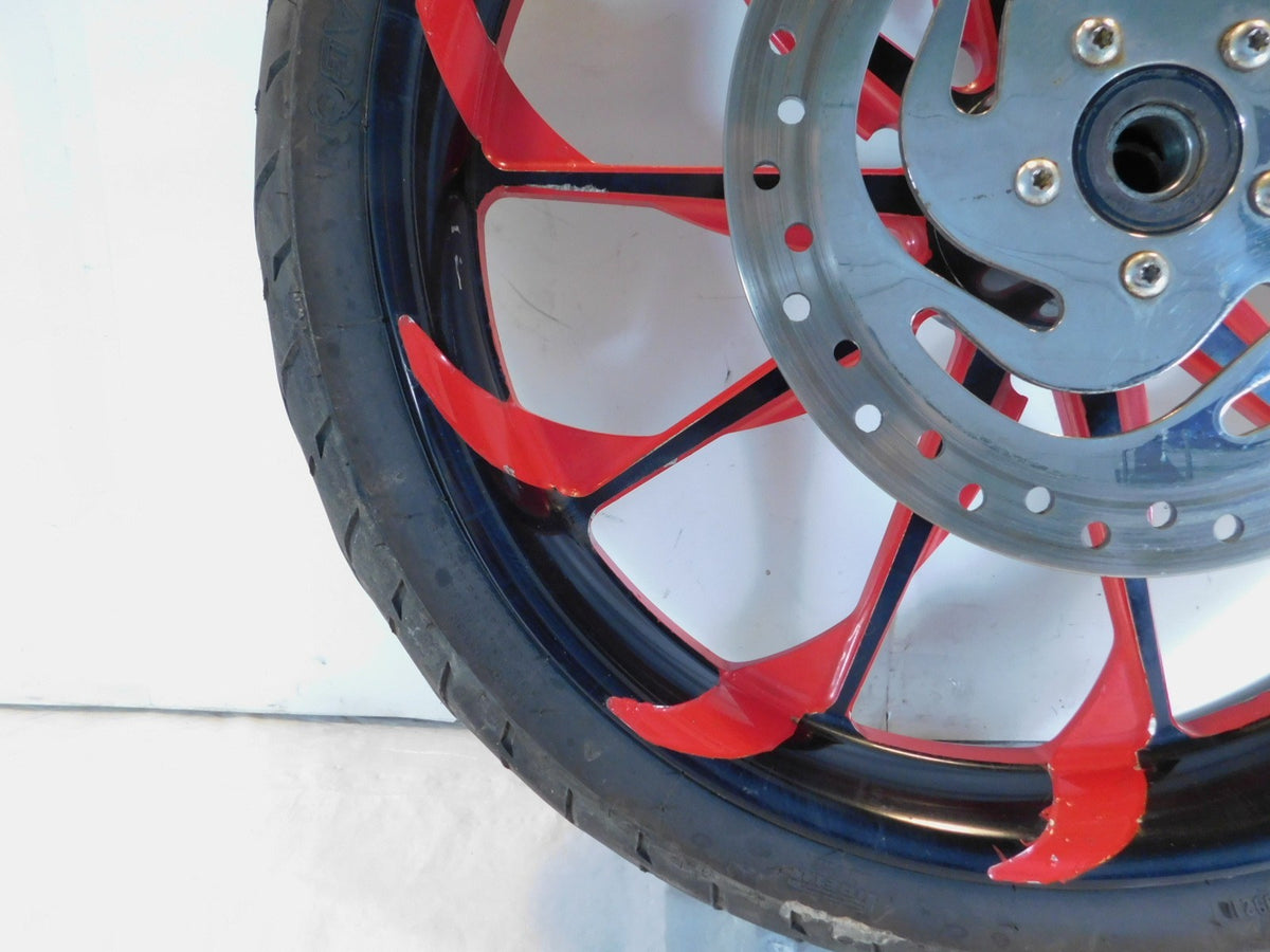 Harley Davidson Road King Street & Electra Glide 19" Billet Red Front Wheel Rim - C3 Cycle