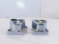 Harley EVO Softail Road King Dyna & FXR Chrome Lifter Tappet Housing Covers - C3 Cycle