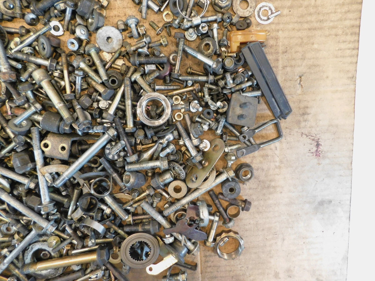 2001 01 Honda GL1800 Goldwing 1800 Nuts Bolts & Brackets Hardware Parts Box Lot - C3 Cycle