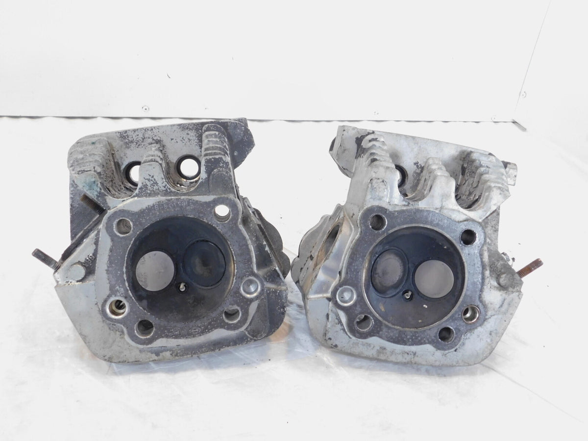 Harley Davidson Sportster 883 Cylinder Heads w/ Valves 16662-86B & 16663-86B