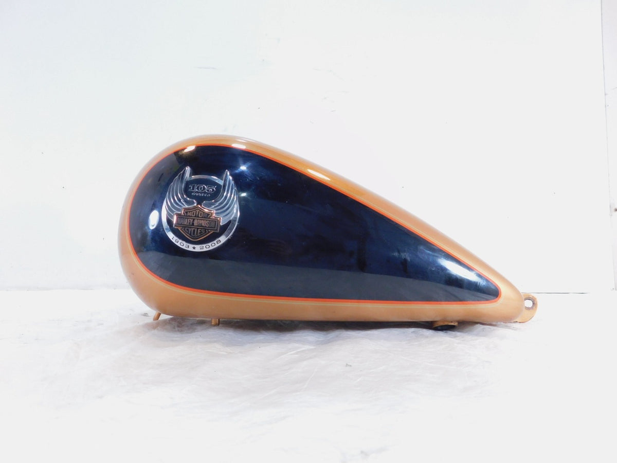 2008 Harley Dyna FXDL Low Rider Orange 105th Anniversary Fuel Gas Petrol Tank - C3 Cycle
