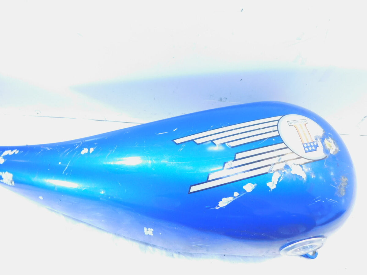 2001 Titan Phoenix ZRM ZSX Softail EVO Blue Left & Right Fuel Gas Petrol Tanks - C3 Cycle