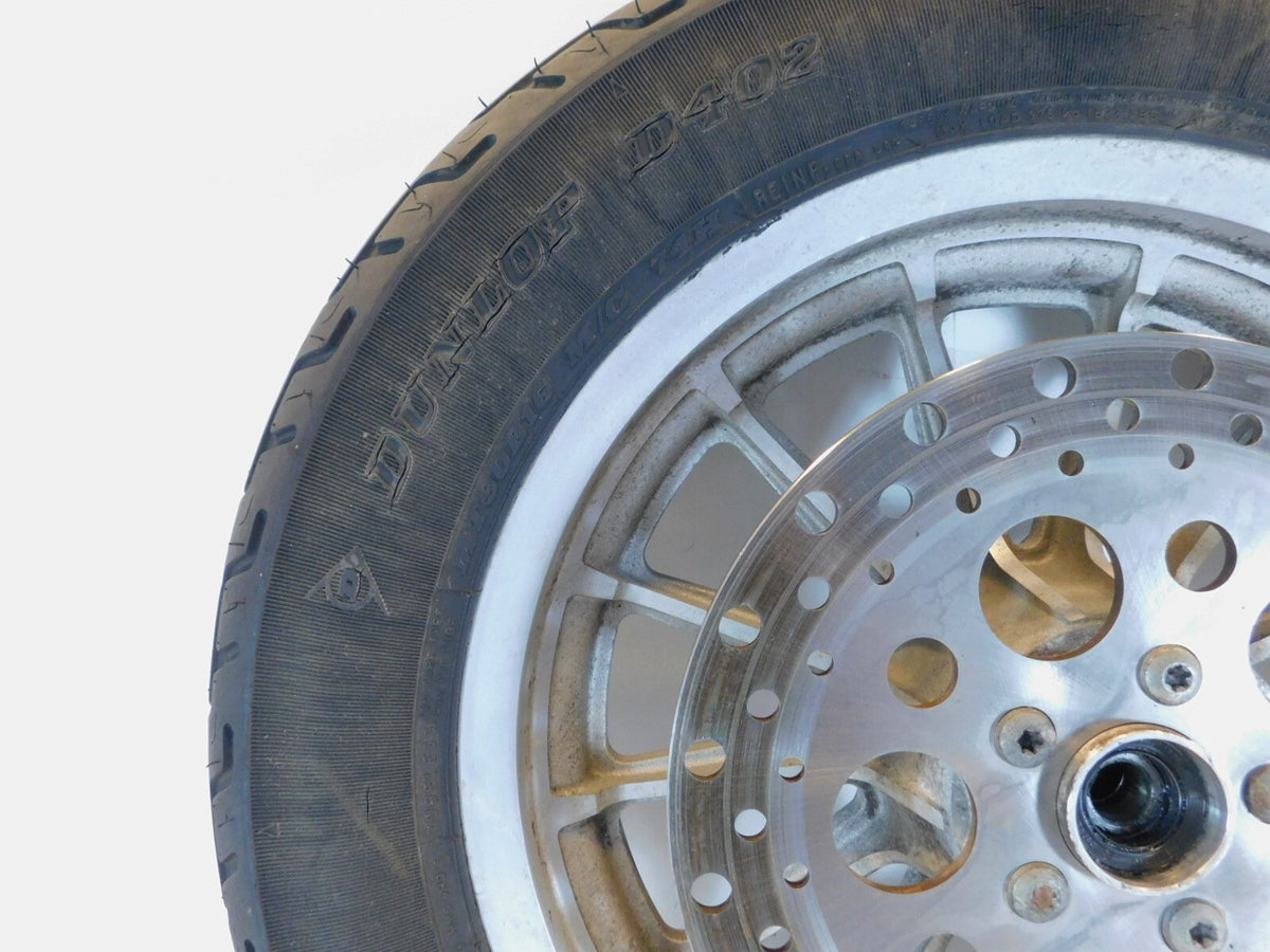 1996-1999 Harley Sportster 883 & 1200 Silver Cast Rear Wheel Rim 13 Spoke - C3 Cycle