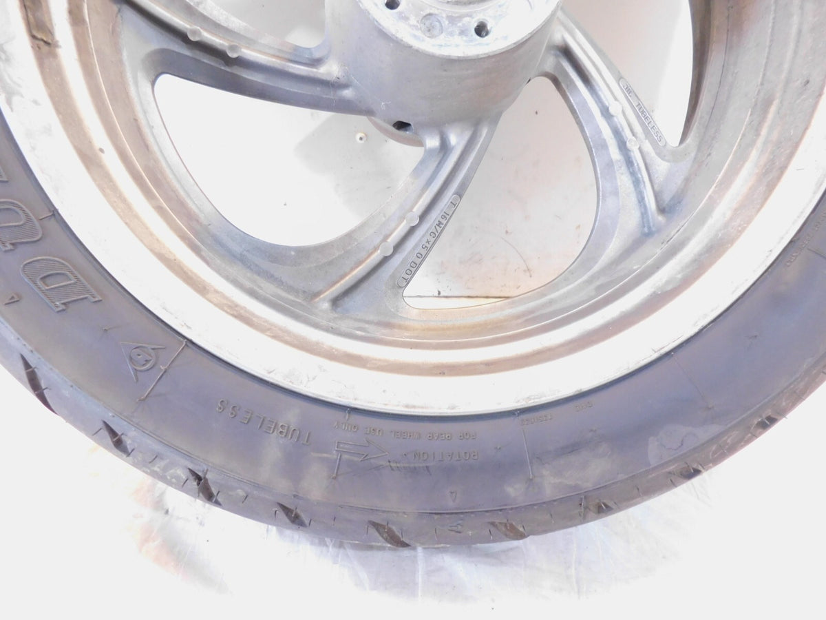 2008 & 2009 Victory Vision Premium Ness Touring Silver Cast Rear Back Wheel Rim - C3 Cycle