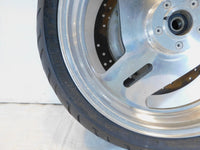 1995 & 1996 Buell M2 Thunderbolt Marchesini Silver Front Wheel Rim & Tire - C3 Cycle