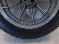 Harley Davidson Dyna Softail Sportster 883 1200 Silver Cast Rear Tire Wheel Rim - C3 Cycle