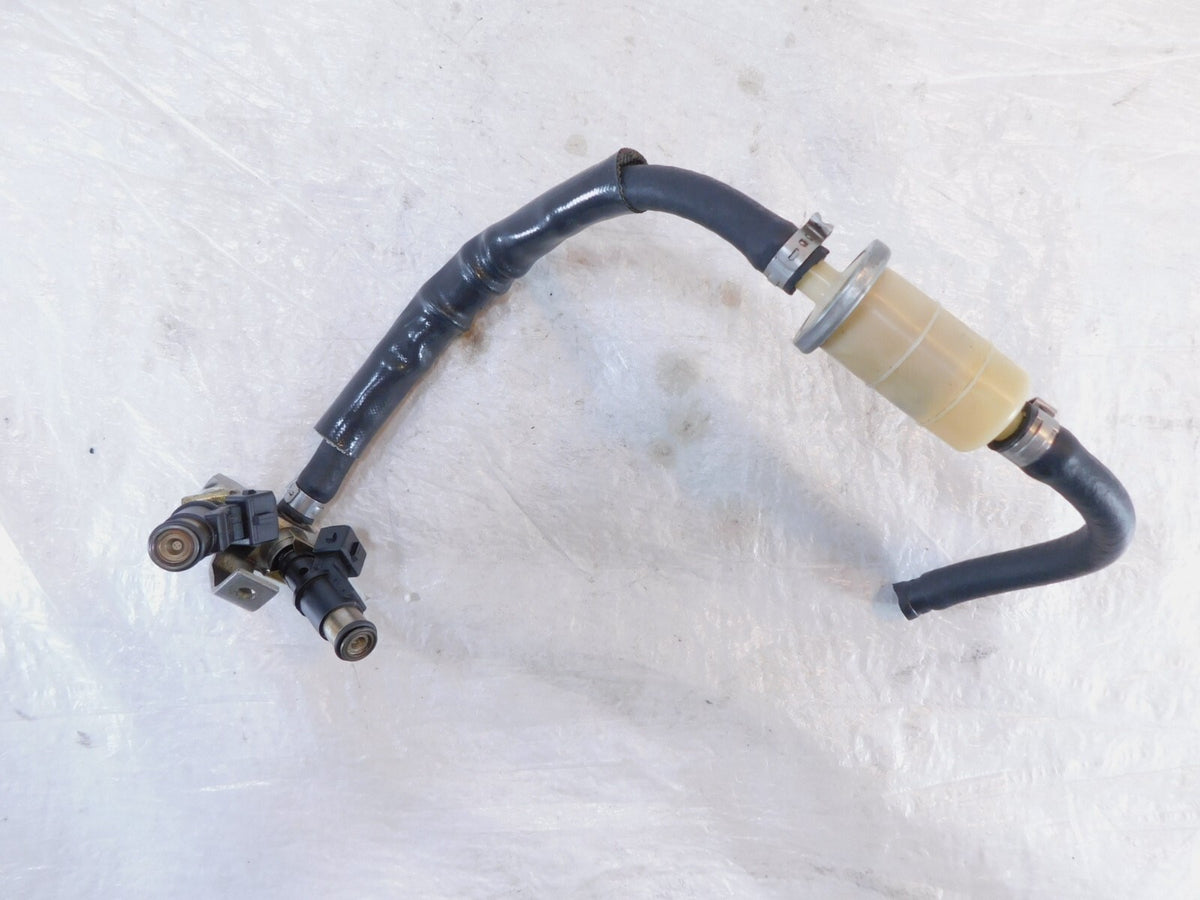1999 Buell X1 Lightning Throttle Body Module Fuel Rail Injectors w/ Fuel Filter - C3 Cycle