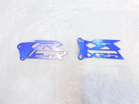 Suzuki GSXR600 GSX-R600 & GSXR750 Left/Right Front Foot Rest Peg Heel Guard Fins - C3 Cycle