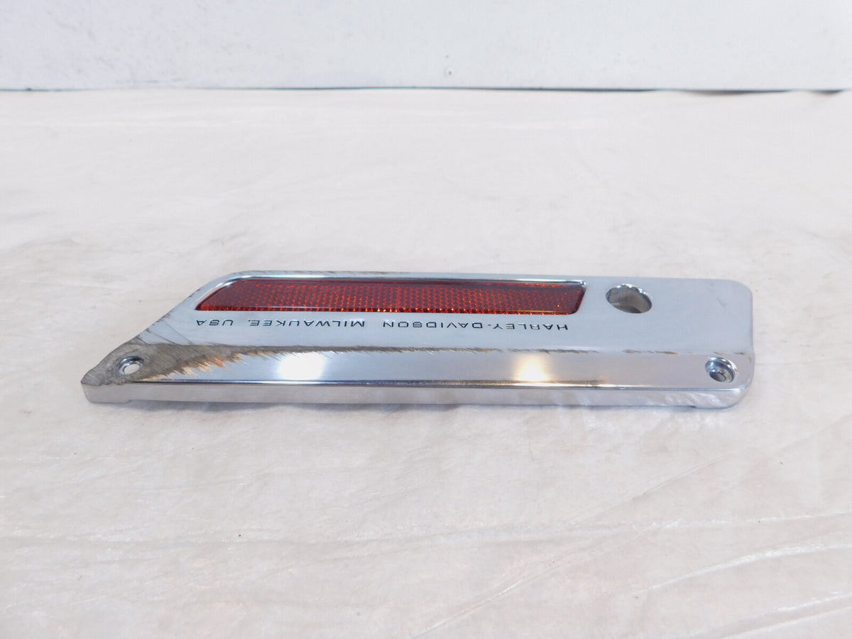 Harley Touring Electra Street Glide Road King Red Right Saddlebag Latch Cover - C3 Cycle