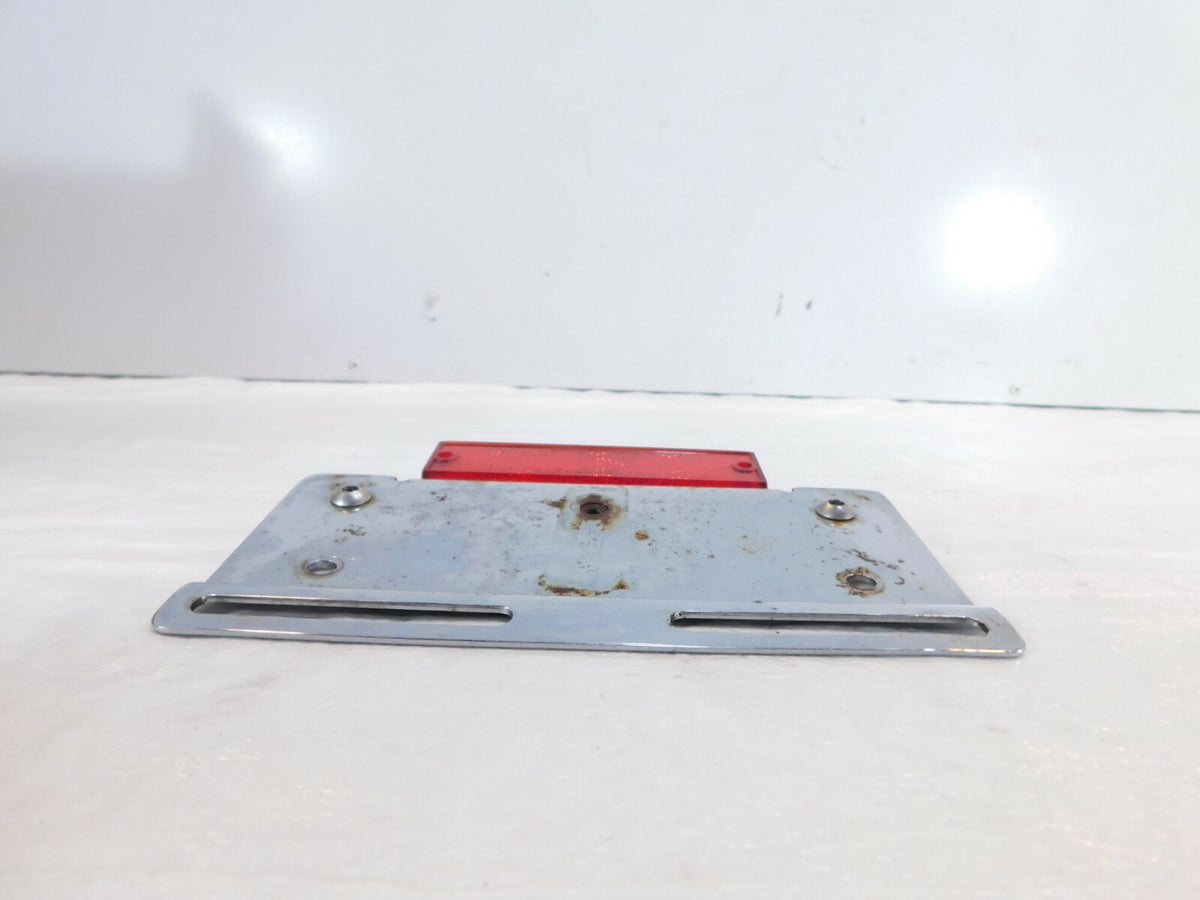 2001 01 Victory V92 Deluxe Cruiser Chrome Rear License Plate Mount Bracket - C3 Cycle
