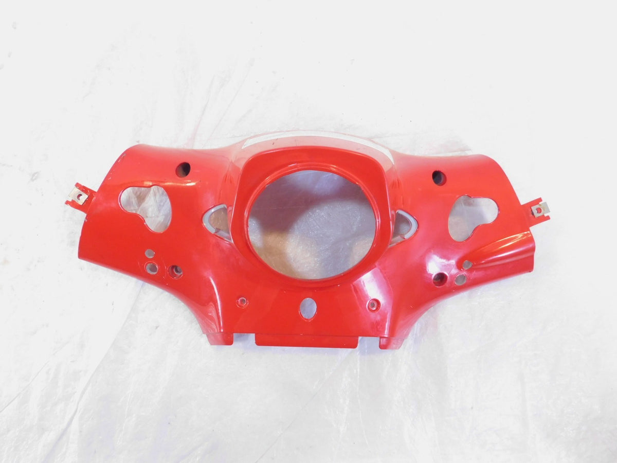 Piaggio Vespa Primavera 50 125 150 Red Front Lower Handlebar Cover Fairing - C3 Cycle