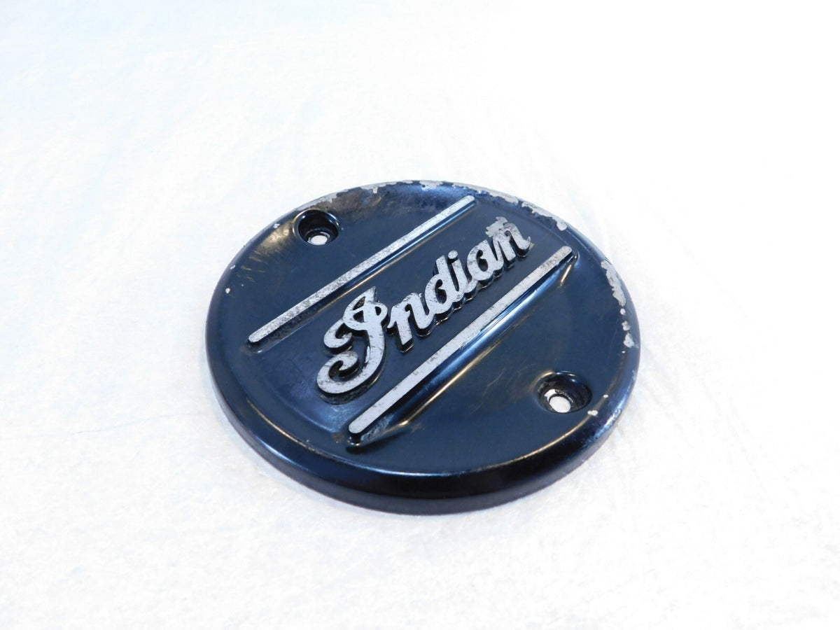 15-22 Indian Scout, Sixty, 1200 & Bobber Black Engine Motor Primary Cover Badge - C3 Cycle
