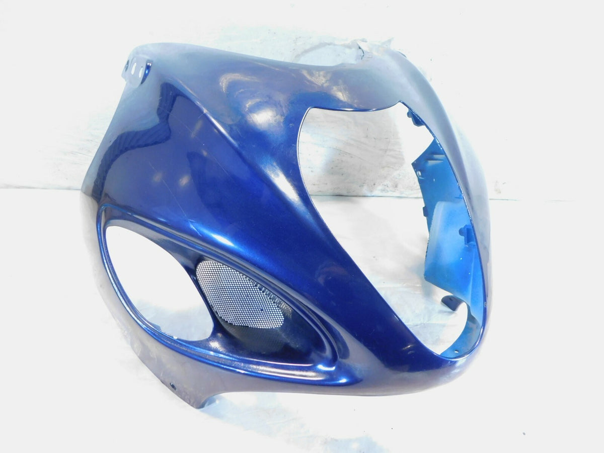 1999-2003 Suzuki GSX1300R Busa Hayabusa Blue Front Upper Fairing Cowling Cowl - C3 Cycle
