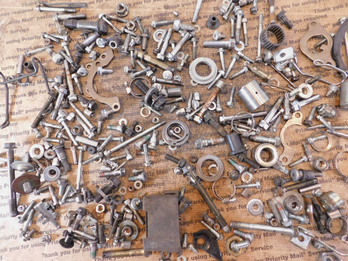 1998 Honda VF750 VF750C Magna Misc Hardware Nuts Bolts & Brackets Parts Box Lot - C3 Cycle