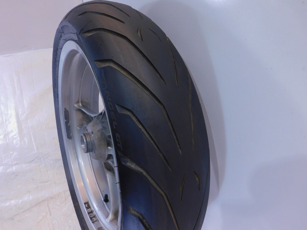 BMW R1100R R1100RT R1100RS R850R & K1 K1100LT Cast Silver Rear Wheel Rim & Tire - C3 Cycle