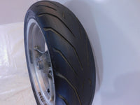 BMW R1100R R1100RT R1100RS R850R & K1 K1100LT Cast Silver Rear Wheel Rim & Tire - C3 Cycle