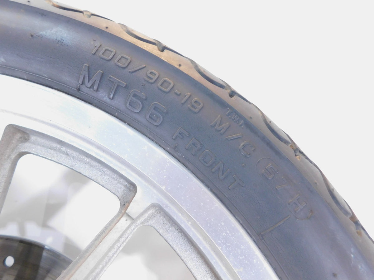 1996-1999 Harley Sportster 883 & 1200 Silver Dual Disc Front Wheel Rim & Rotors - C3 Cycle