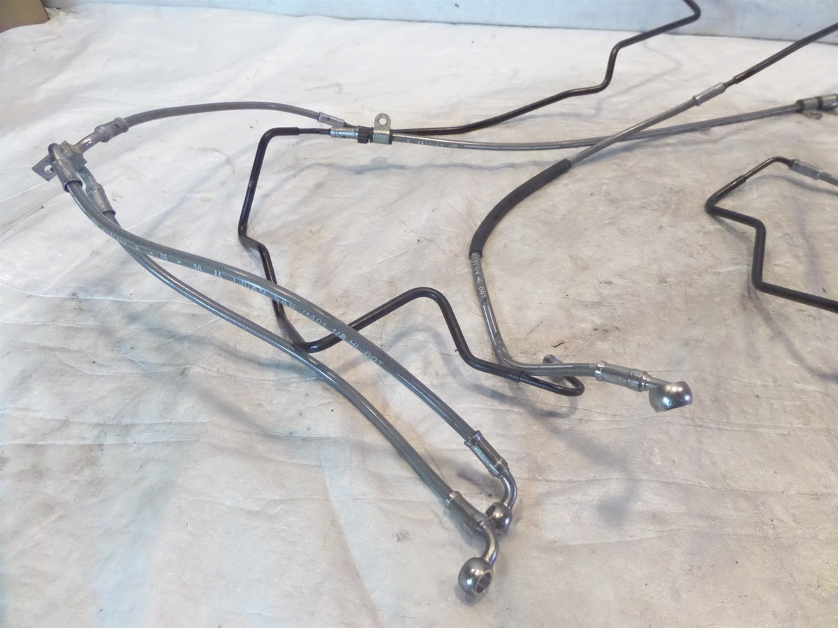 2015 Triumph Street Triple R & RX ABS Brake Hose Pipe Line Lot - C3 Cycle
