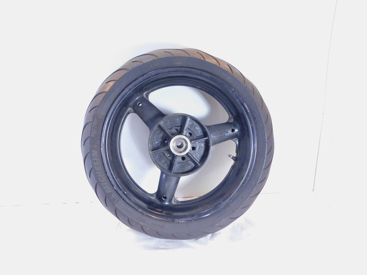 2001-2005 Suzuki Bandit GSF1200S GSF 1200 Black Cast Rear Wheel Rim & Tire - C3 Cycle