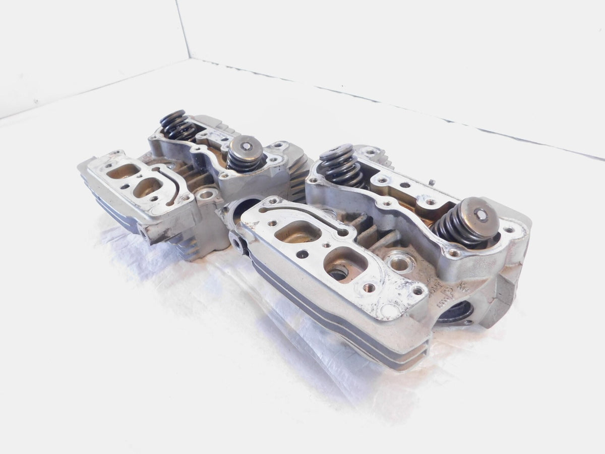 Harley Davidson Touring Softail & Dyna Silver Cylinder Heads & Valves w/ Springs - C3 Cycle