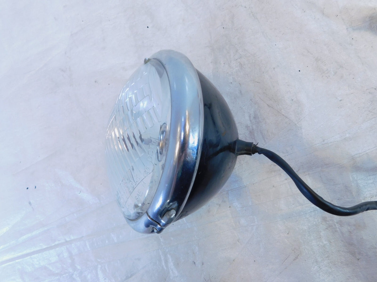 Harley Dyna Super Glide & Low Rider Black Headlight Head Lamp & Housing Bucket