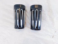 Harley Road King Electra Glide & Softail Slotted Front Fork Slider Cover Tins - C3 Cycle