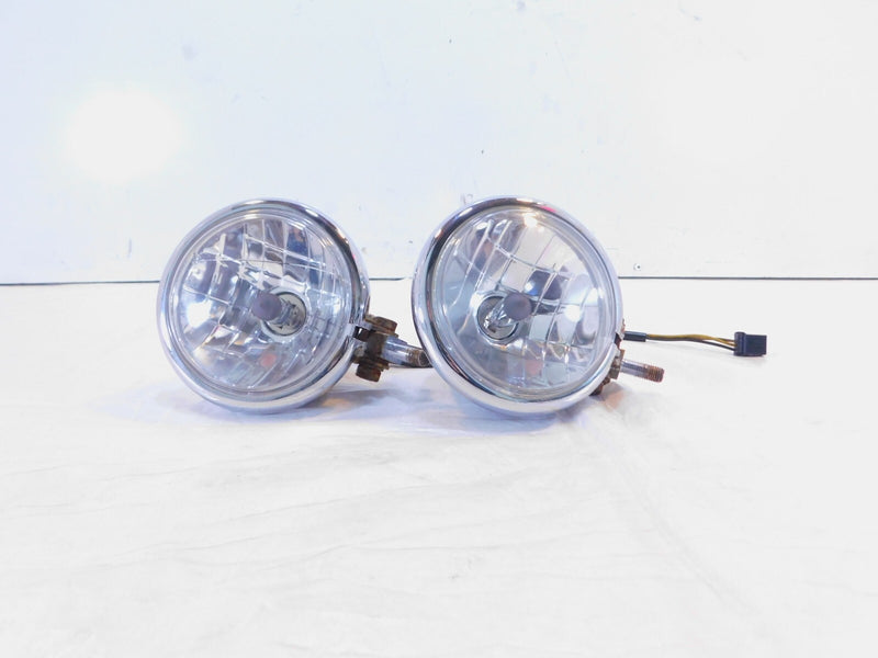 Harley Touring Road King Electra Glide Auxiliary Passing Fog Light Lamps -CUSTOM