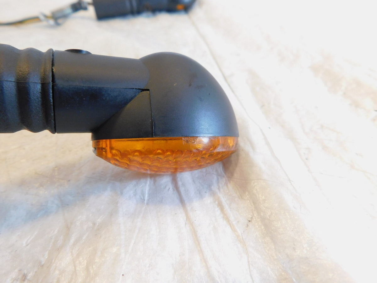 98-03 Triumph Thunderbird Sport 900 Left Right Black Indicator Turn Signal Lamps - C3 Cycle