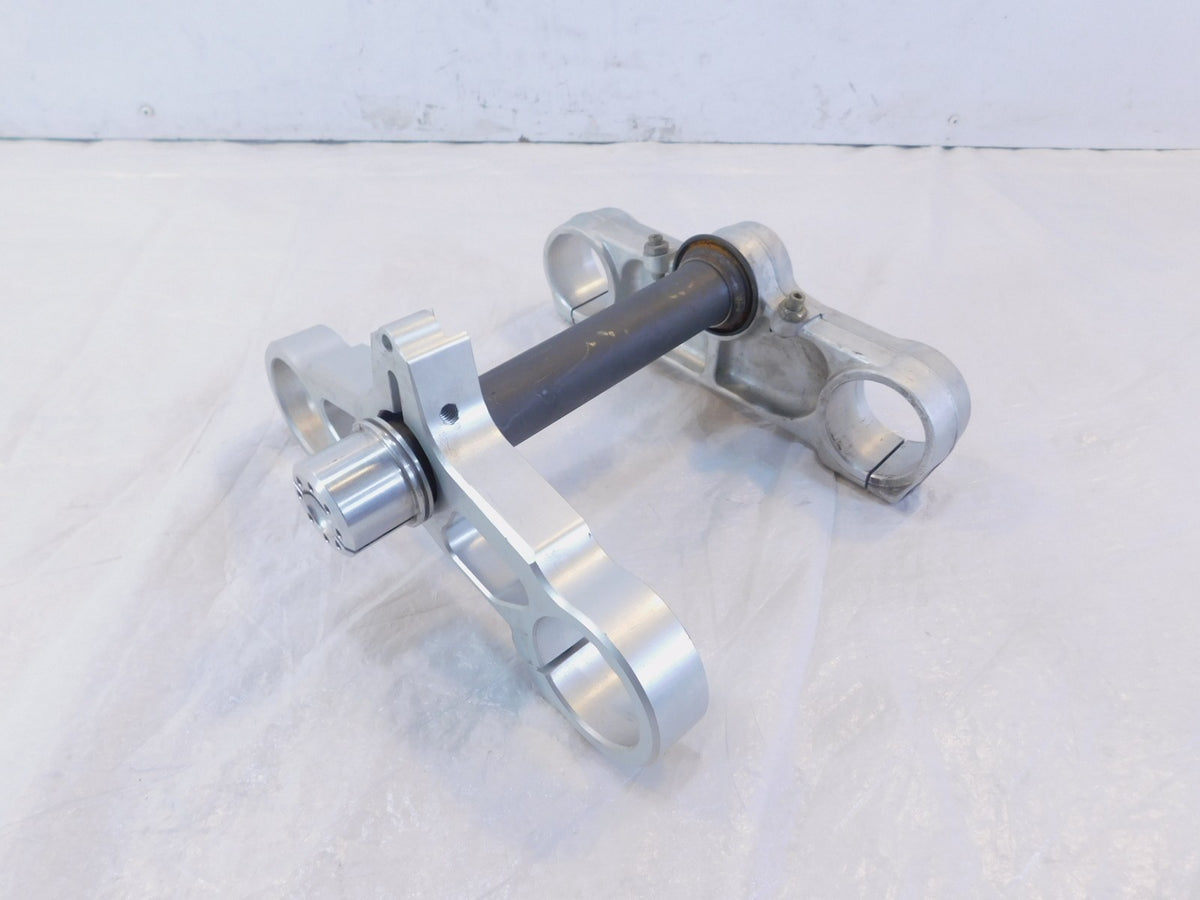 Ducati Superbike 749 Silver Front End Fork Steering Stem & Bridge Triple Tree - C3 Cycle