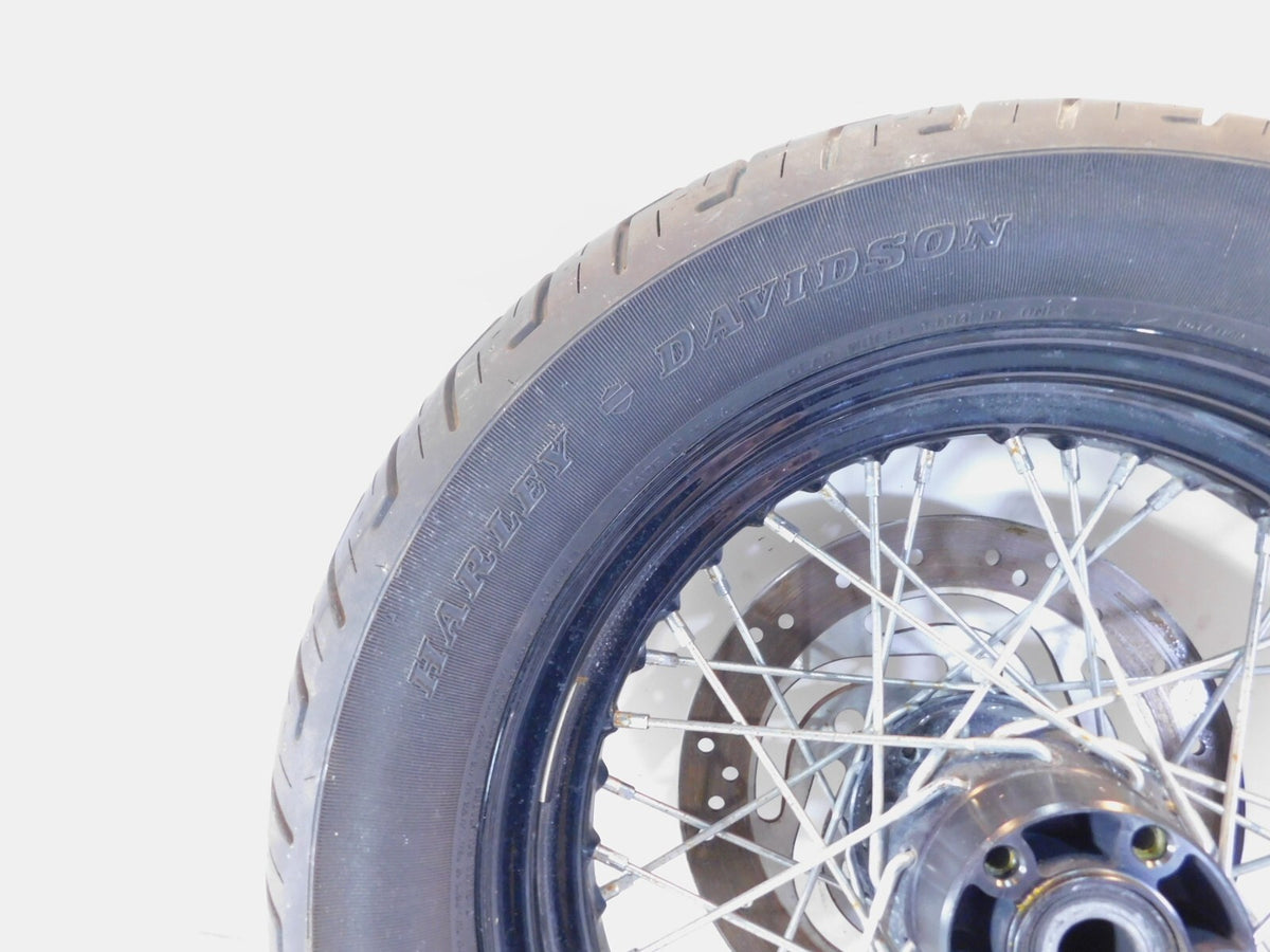 2007 Harley Davidson Sportster XL1200N 16" Black Laced Rear Wheel Rim & Tire - C3 Cycle