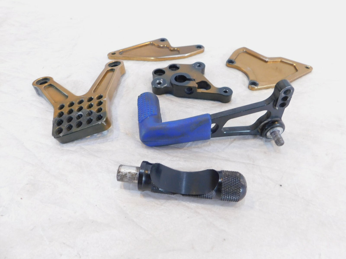 2005-2006 Kawasaki Ninja ZX-6R ZX636 Adjustable Rear Set Foot Peg Brake Shifter - C3 Cycle