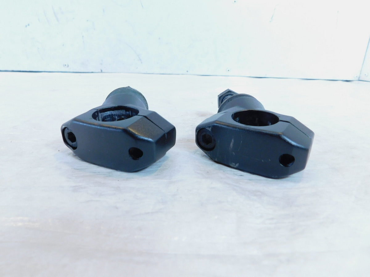 2010-2017 Victory Cross Country Black Handlebar Handle Bar Riser Mount Clamps