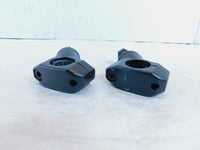 2010-2017 Victory Cross Country Black Handlebar Handle Bar Riser Mount Clamps