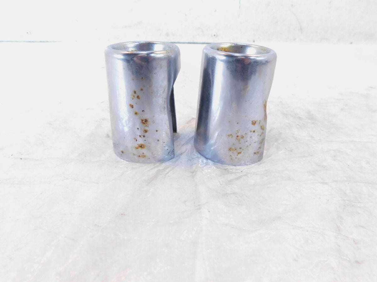 Harley Dyna Wide & Super Glide Low Rider Chrome Rear Shock Absorber Bolt Covers