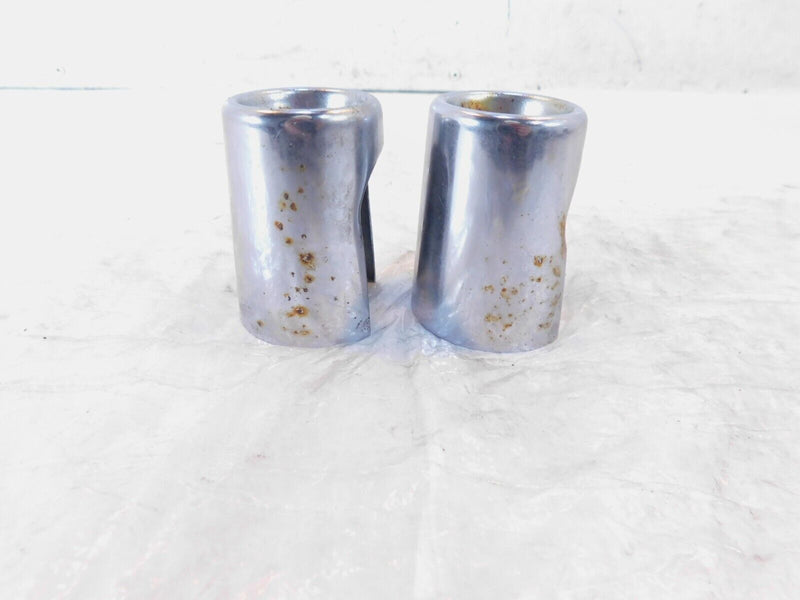 Harley Dyna Wide & Super Glide Low Rider Chrome Rear Shock Absorber Bolt Covers