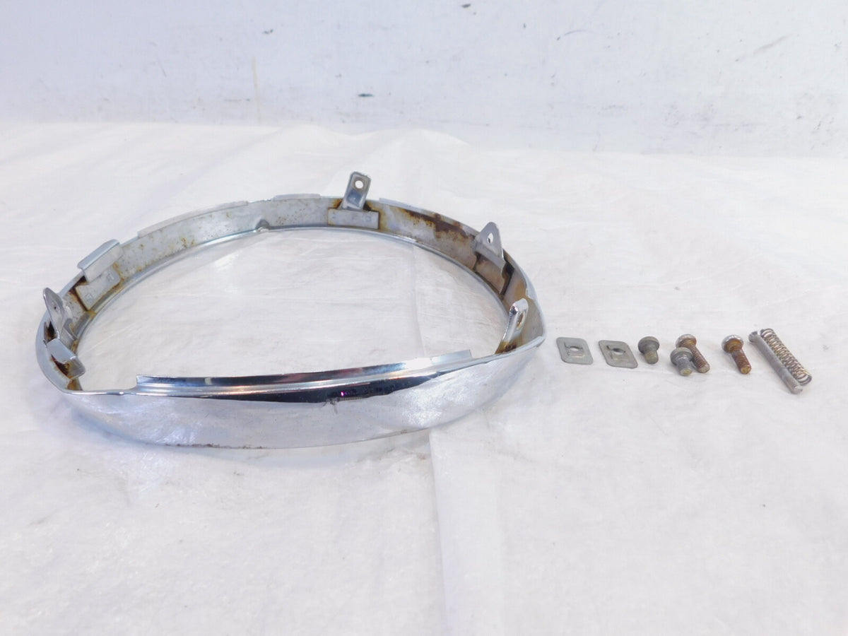 80-82 Honda CB650 Custom & Nighthawk 650 Front Headlight Head Light Housing Rim - C3 Cycle