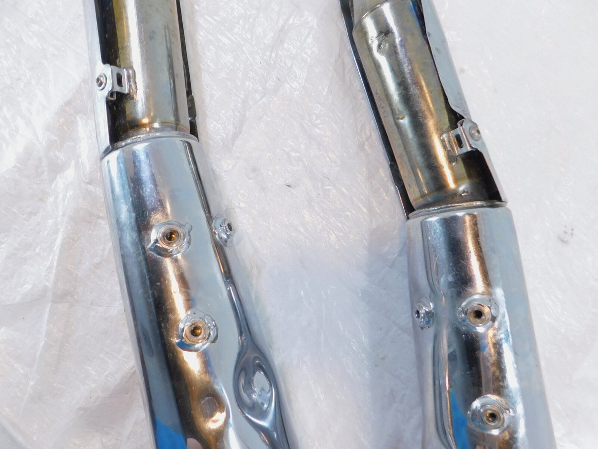 Moto Guzzi V7 III Anniversario Special 750 Rear Exhaust System Pipe Mufflers - C3 Cycle